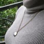 Bird & Moon Necklace, Graph..