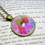 Cabochon Necklace, Daisy, G..