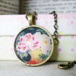 Retro Flower Necklace, Retr..