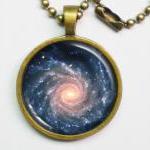 Spiral Galaxy Necklace - Gr..